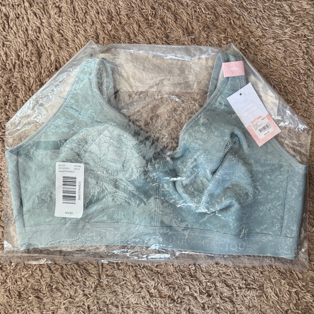 New Cacique Light Blue Bra Wire Free